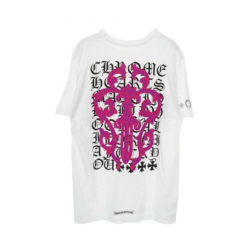 鉻心匕首視力表T卹，純棉，白色，二手，男士XL碼-1