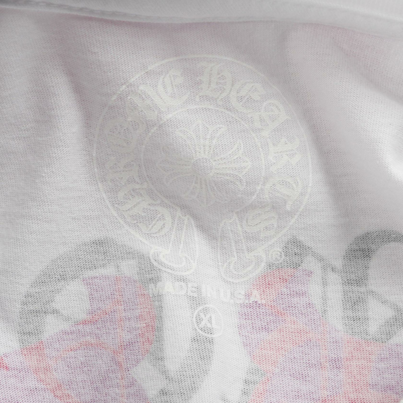 鉻心匕首視力表T卹，純棉，白色，二手，男士XL碼-2