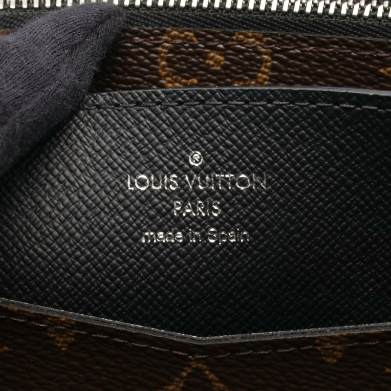 路易威登 Zippy XL Around 長版皮夾 M61506 Monogram Macassar 二手 LV-3
