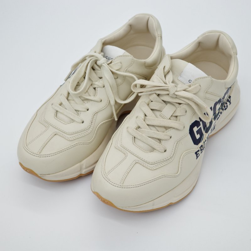 Gucci 古馳  Rhyton Shoe 白色 印花 球鞋 運動鞋-2