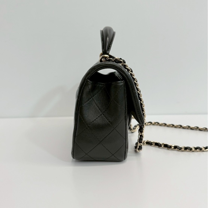 Chanel CF20 mini handle 黑金 晶片款 全新-1
