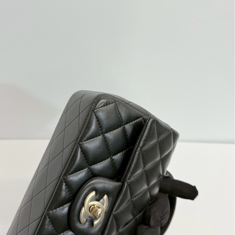 Chanel CF20 mini handle 黑金 晶片款 全新-8