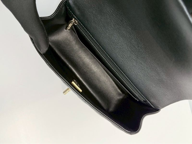 Chanel CF20 mini handle 黑金 晶片款 全新-12