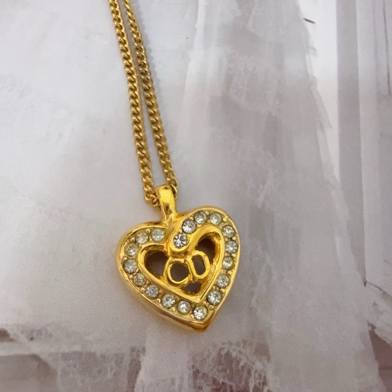 Dior 中古項鍊 正常使用痕跡 97新-0