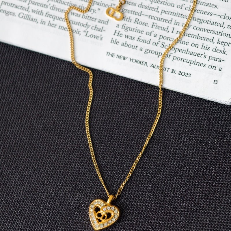 Dior 中古項鍊 正常使用痕跡 97新-4