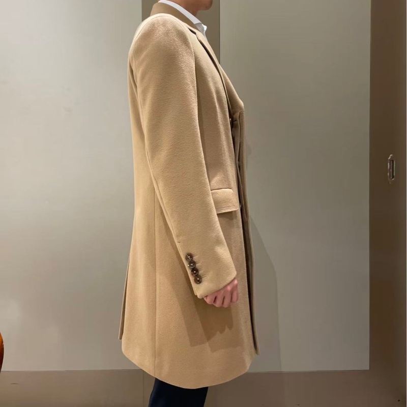 Gucci 瑞士製羊毛駝色大衣-1