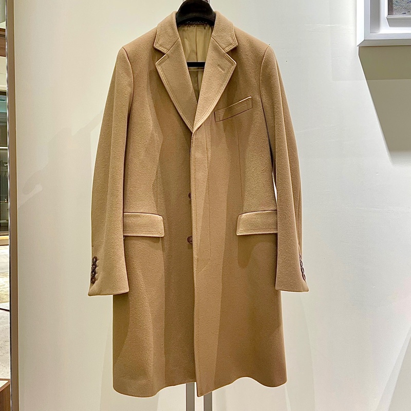 Gucci 瑞士製羊毛駝色大衣-6