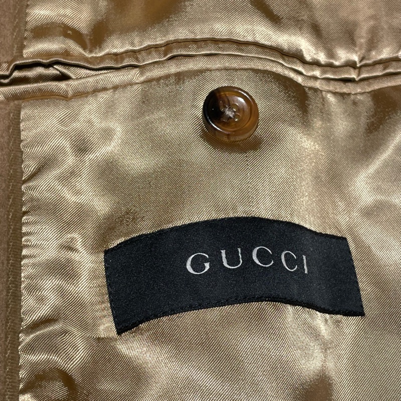 Gucci 瑞士製羊毛駝色大衣-13