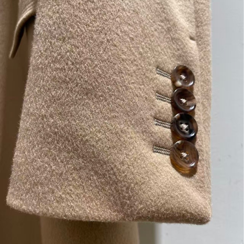 Gucci 瑞士製羊毛駝色大衣-17