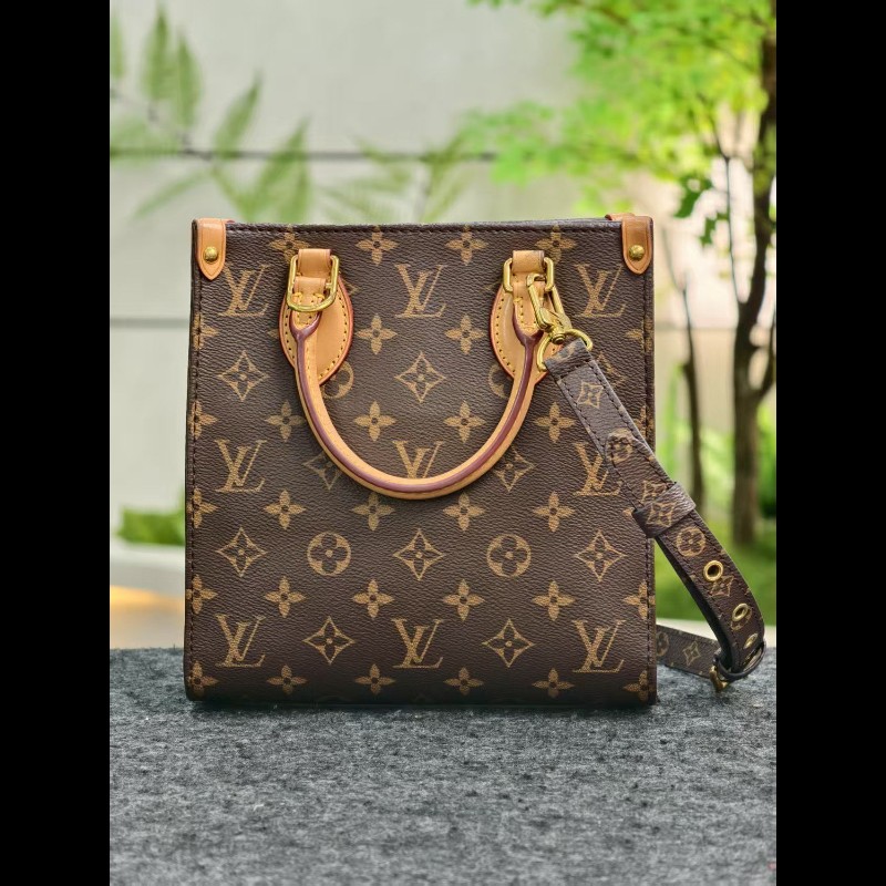 LV路易威登 Sac Plat BB老花琴譜包-4