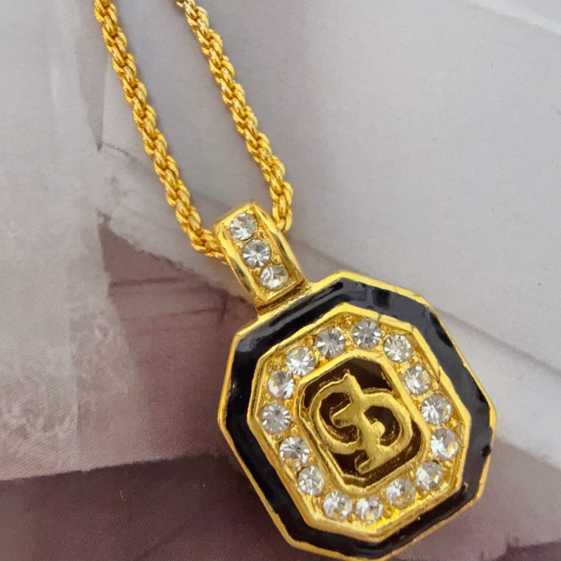 Dior 中古項鍊 正常使用痕跡 97新-0