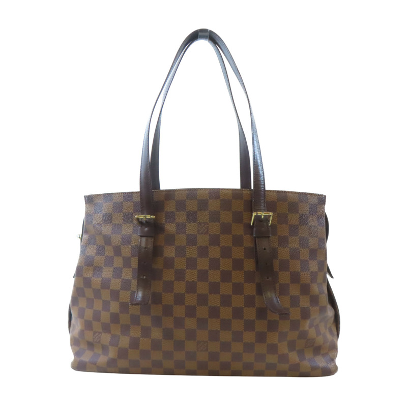 棕色 棋盤格帆布 Chelsea 托特包【LOUIS VUITTON LV 路易威登】 N51119-0