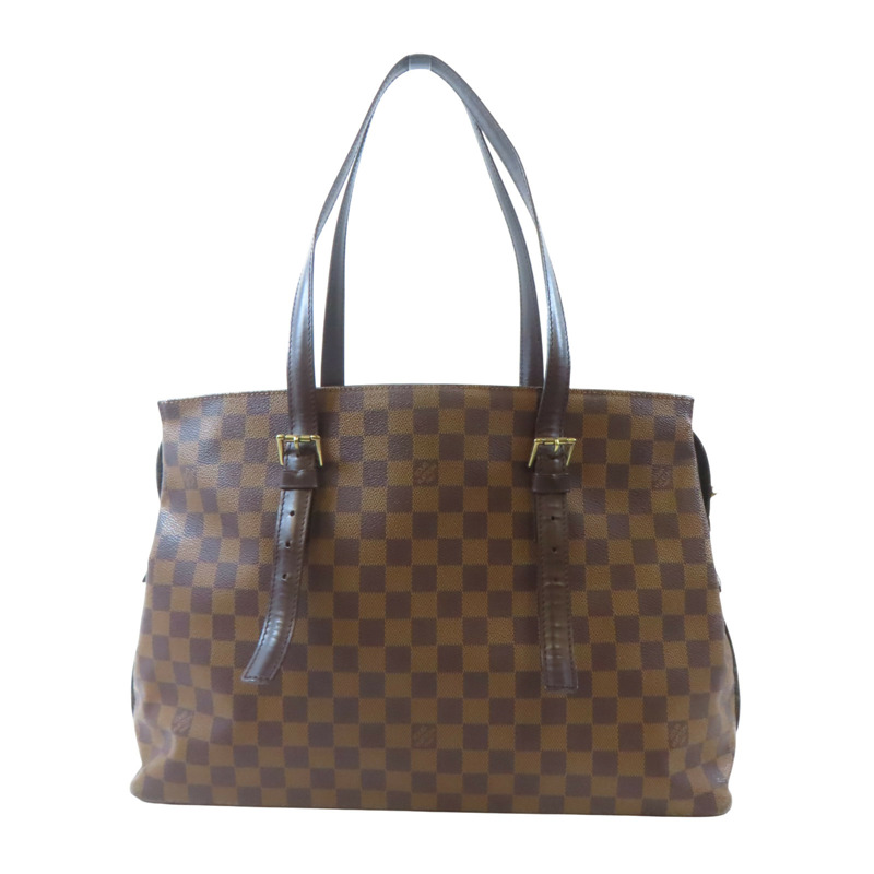 棕色 棋盤格帆布 Chelsea 托特包【LOUIS VUITTON LV 路易威登】 N51119-1