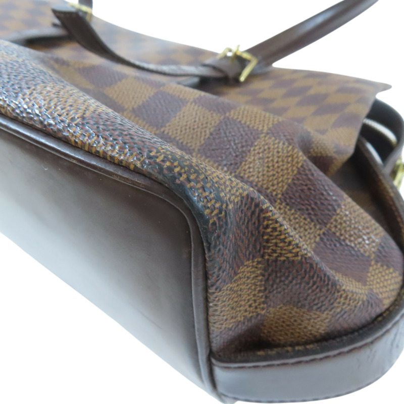 棕色 棋盤格帆布 Chelsea 托特包【LOUIS VUITTON LV 路易威登】 N51119-11
