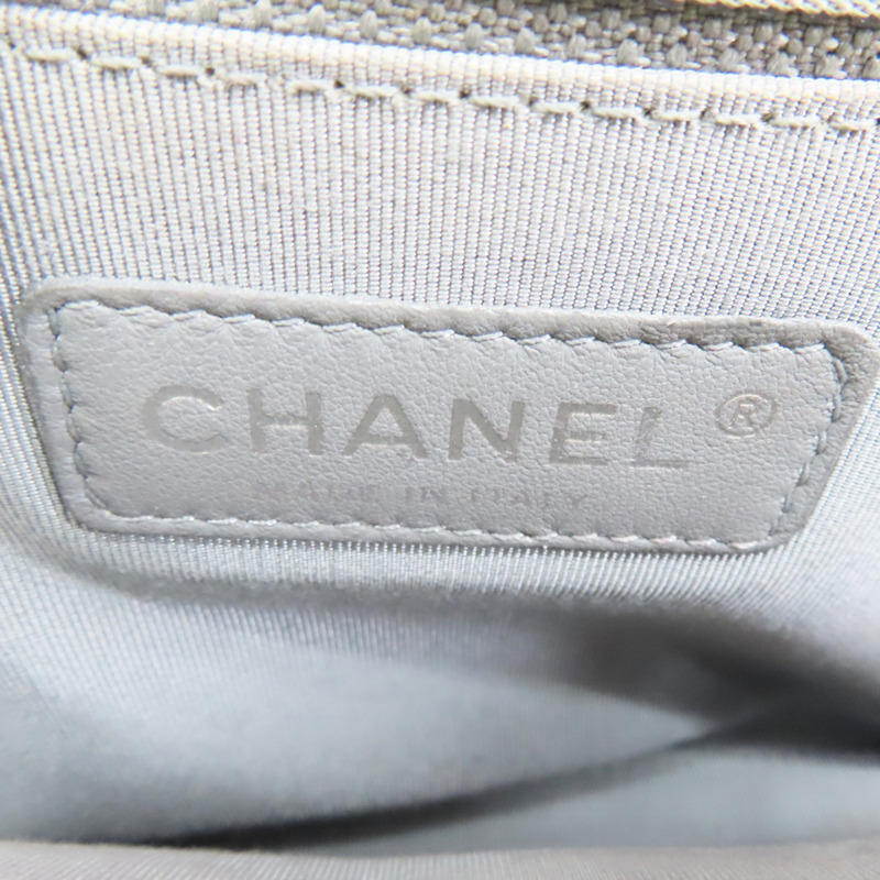 白色 牛皮 BOY 肩背包 銀釦【CHANEL 香奈兒】-5