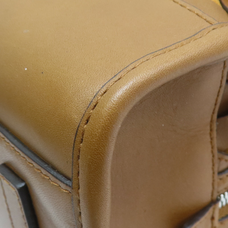 棕色 編織牛皮 Amazona 36 手提包【LOEWE 羅威】-11