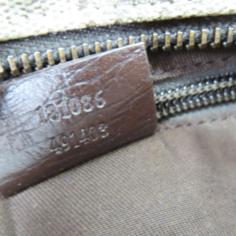 烏木色 PVC肩背包【GUCCI 古馳】 181086-7