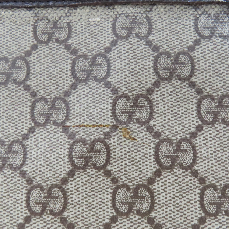 烏木色 PVC肩背包【GUCCI 古馳】 181086-13