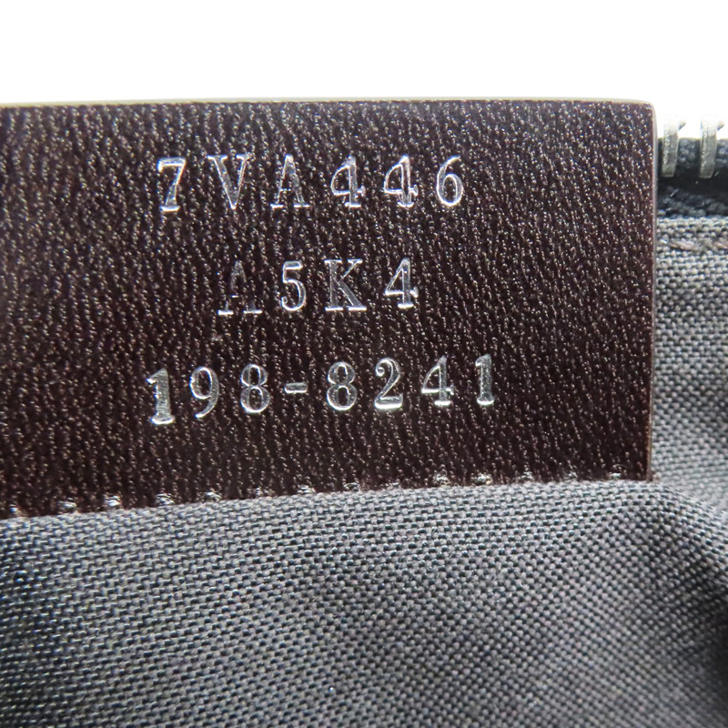 棕色 PVC塗層帆布 腰包【FENDI 芬迪】 7VA446-6