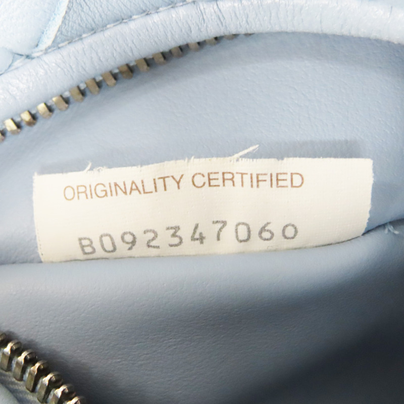 水藍色 羊皮編織 Mini Jodie 手提包【BOTTEGA VENETA BV 寶緹嘉】 651876-7