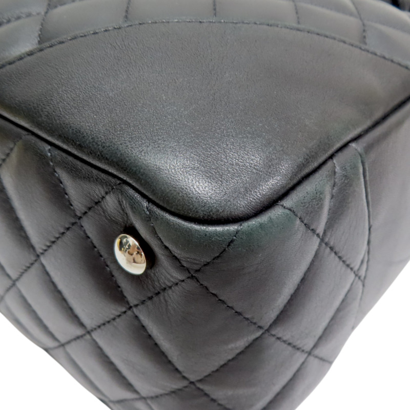 黑色 菱格紋 荔枝牛皮 Cambon Shoulder 肩背包【CHANEL 香奈兒】 A25171-10