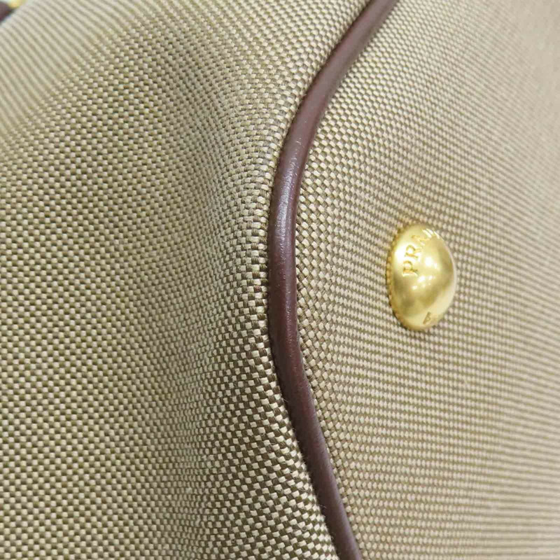 棕色 Jacquard 帆布 兩用包【PRADA 普拉達】 1BA172-10