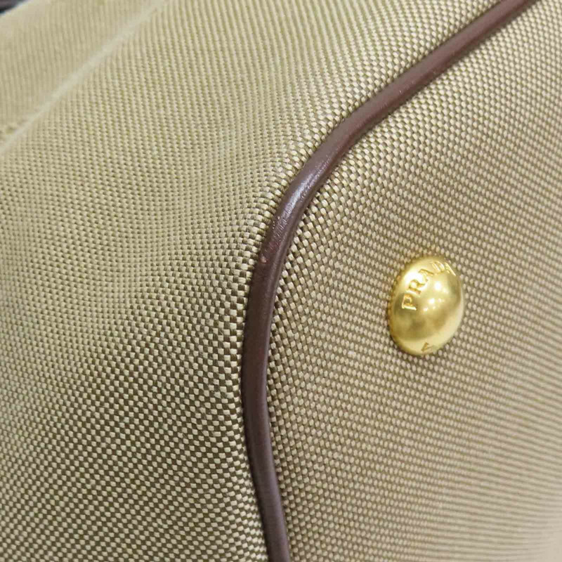 棕色 Jacquard 帆布 兩用包【PRADA 普拉達】 1BA172-12