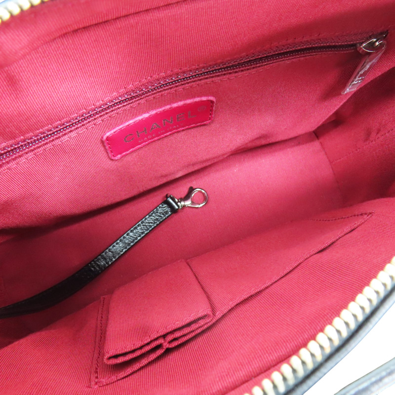 黑色 牛皮 Gabrielle Hobo 流浪包 鏈帶肩背包【CHANEL 香奈兒】 AS1582-4