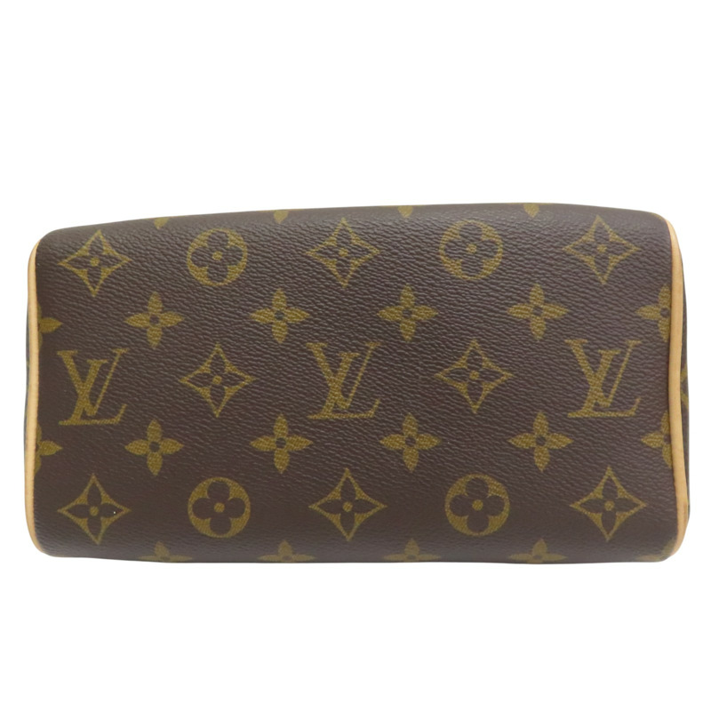 棕色 原花帆布 Speedy Bandouliere 20 肩背包【LOUIS VUITTON LV 路易威登】 M46234-3