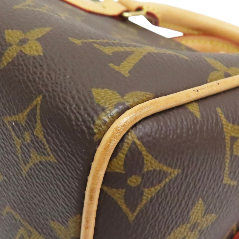 棕色 原花帆布 Speedy Bandouliere 20 肩背包【LOUIS VUITTON LV 路易威登】 M46234-10