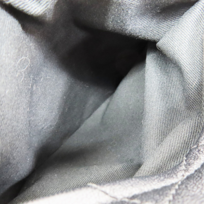 黑色 牛皮 後背包 金釦【CHANEL 香奈兒】-5