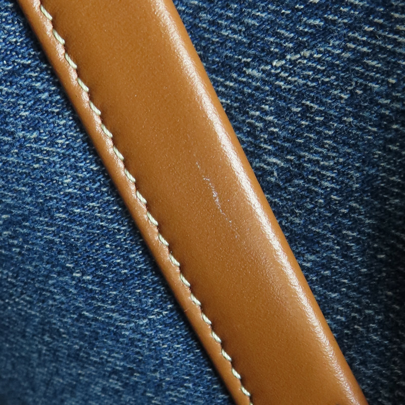 藍色 丹寧布 SMALL CABAS Thais 肩背包【CELINE 賽琳】 199162FED-9