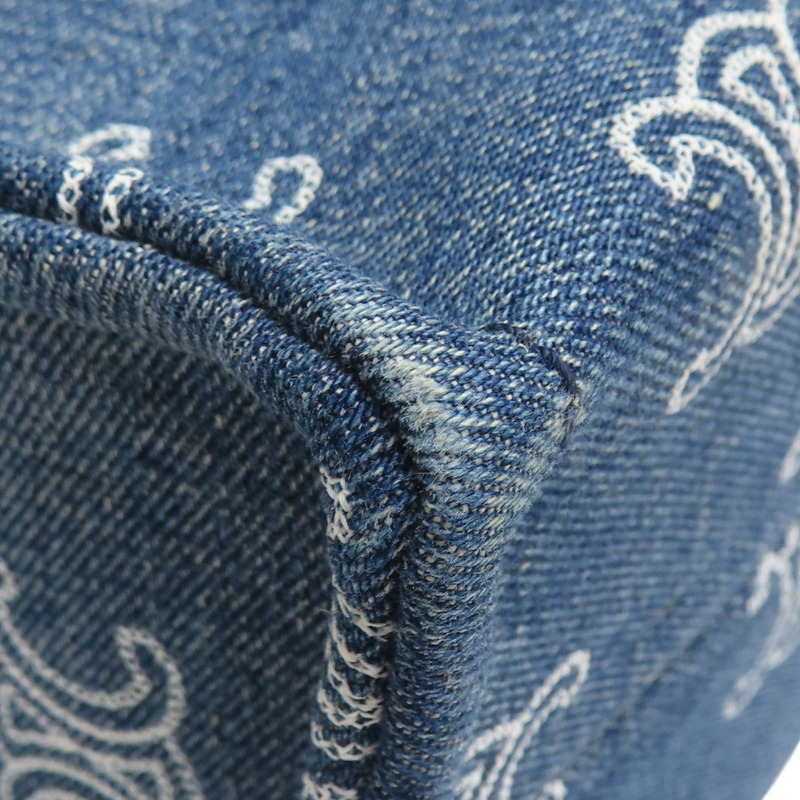 藍色 丹寧布 SMALL CABAS Thais 肩背包【CELINE 賽琳】 199162FED-13