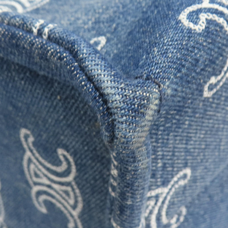 藍色 丹寧布 SMALL CABAS Thais 肩背包【CELINE 賽琳】 199162FED-14