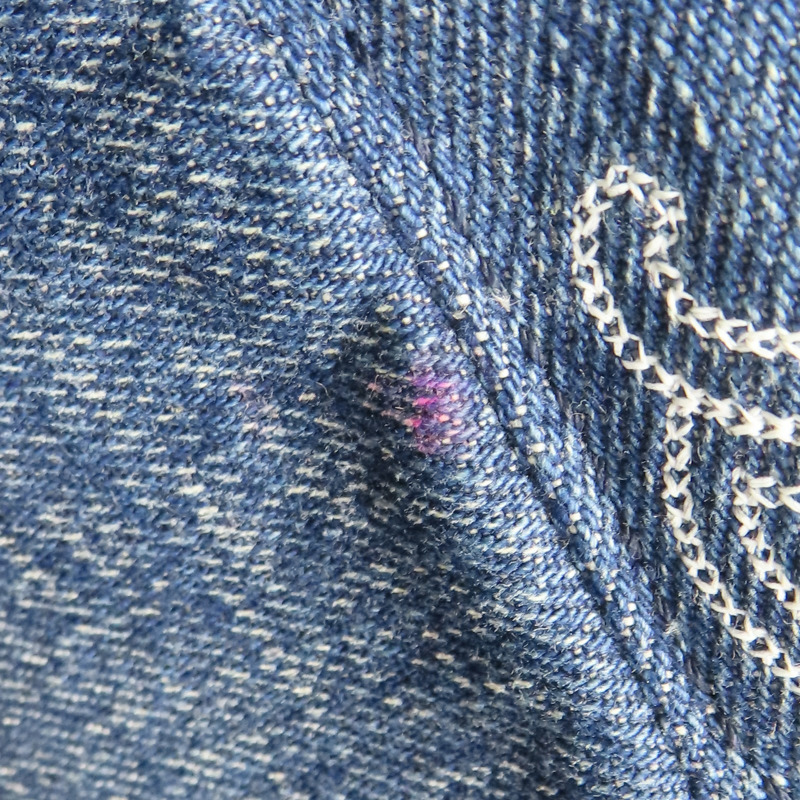 藍色 丹寧布 SMALL CABAS Thais 肩背包【CELINE 賽琳】 199162FED-16