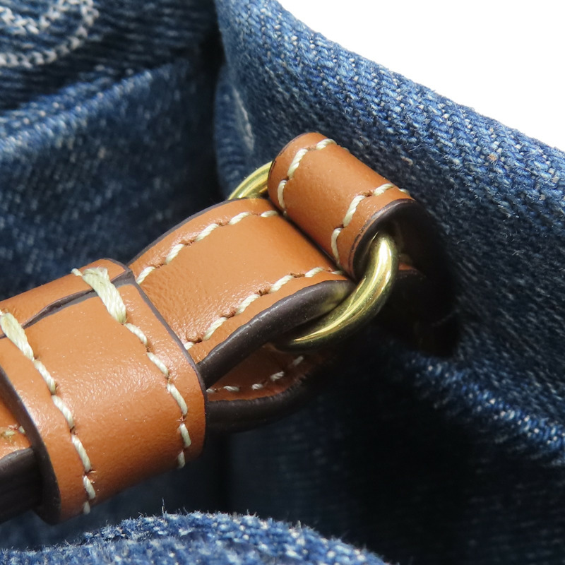 藍色 丹寧布 SMALL CABAS Thais 肩背包【CELINE 賽琳】 199162FED-17