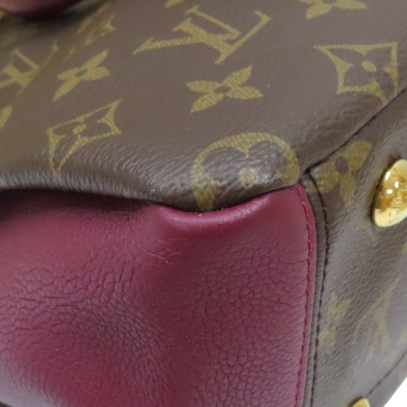 棕/紫色 原花帆布 PALLAS 肩背包 M42810【LOUIS VUITTON LV 路易威登】 M42810-17