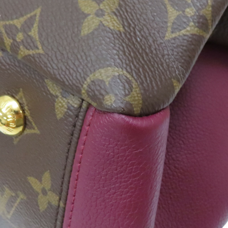 棕/紫色 原花帆布 PALLAS 肩背包 M42810【LOUIS VUITTON LV 路易威登】 M42810-18