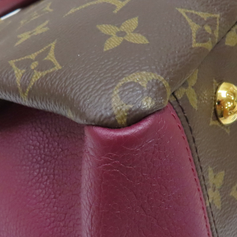 棕/紫色 原花帆布 PALLAS 肩背包 M42810【LOUIS VUITTON LV 路易威登】 M42810-19