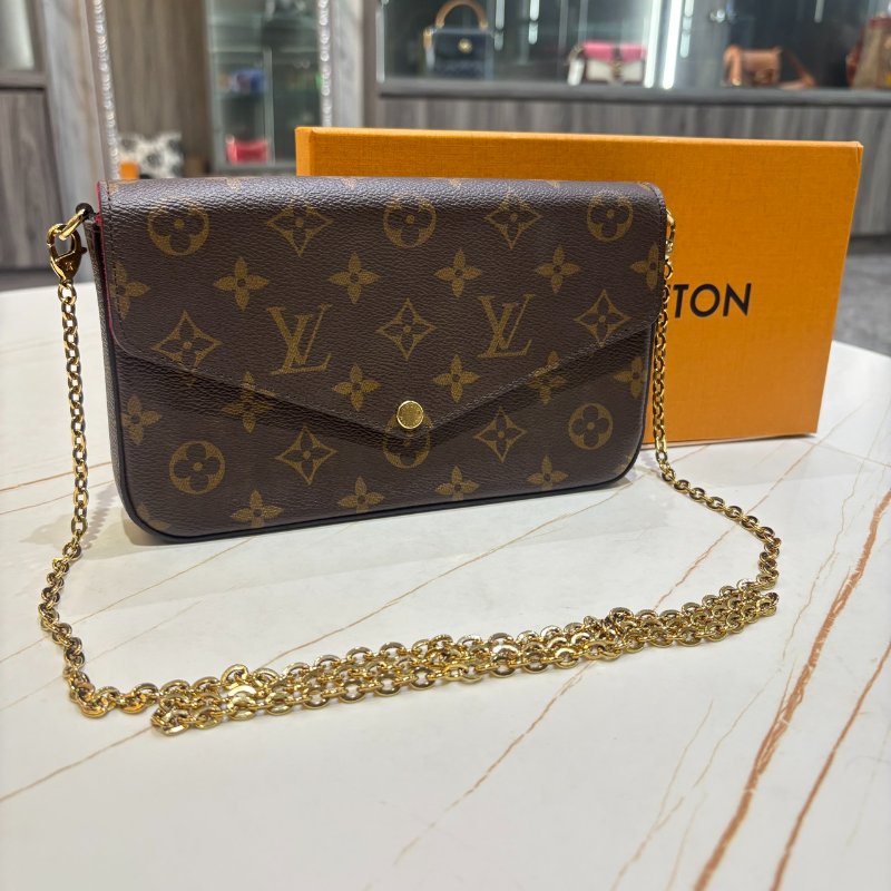 *SHIHNA名牌精品* LV Félicie Pochette 老花三合一信封包-0