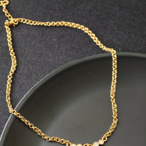 Dior 中古項鍊 正常使用痕跡 97新 刻印清晰