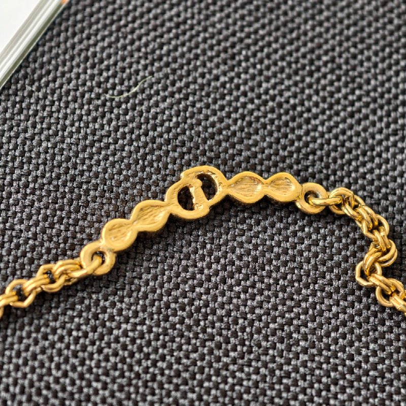 Dior 中古項鍊 正常使用痕跡 97新 刻印清晰-4
