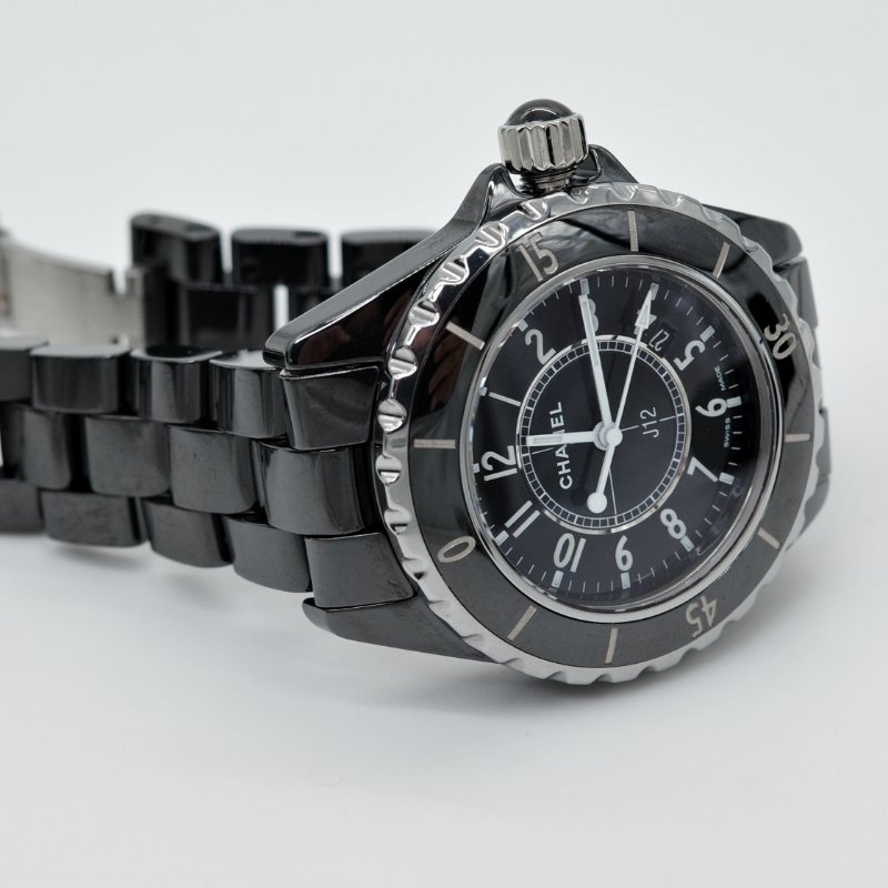 Chanel 香奈兒 J12 自動機械 33mm 黑色 陶瓷 女錶 手腕圍16cm內 可帶-2
