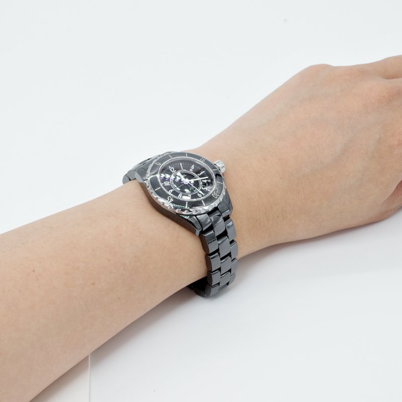 Chanel 香奈兒 J12 自動機械 33mm 黑色 陶瓷 女錶 手腕圍16cm內 可帶-3