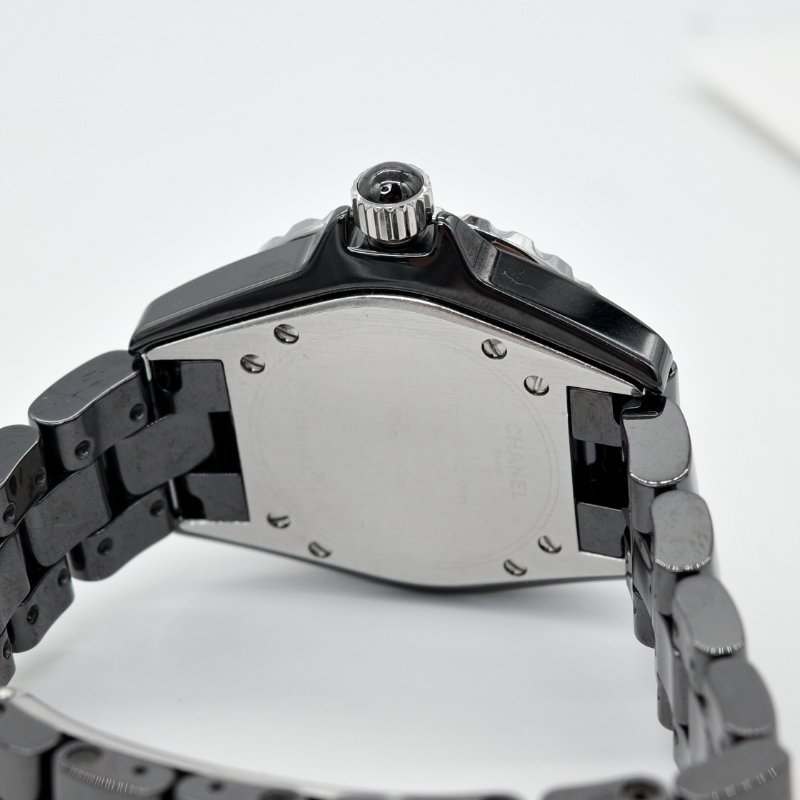 Chanel 香奈兒 J12 自動機械 33mm 黑色 陶瓷 女錶 手腕圍16cm內 可帶-5