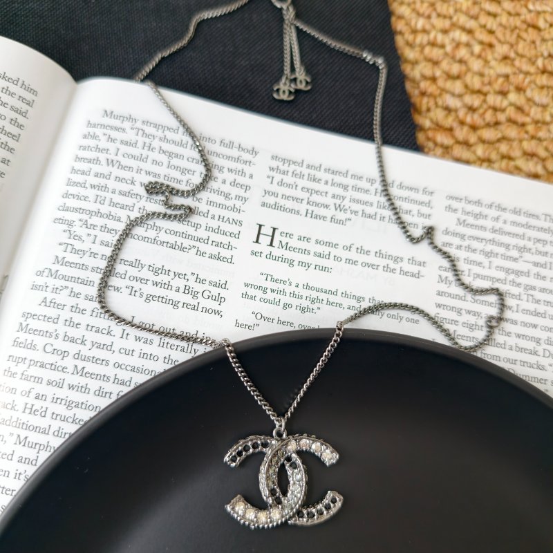 Chanel 香奈兒雙 c 雙面項鍊吊墜 A12P 正常使用痕跡 98新-4