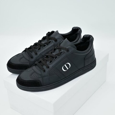 Dior 迪奧 CD 黑色 牛皮 麂皮 板鞋 球鞋
