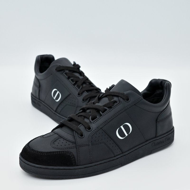 Dior 迪奧 CD 黑色 牛皮 麂皮 板鞋 球鞋-1