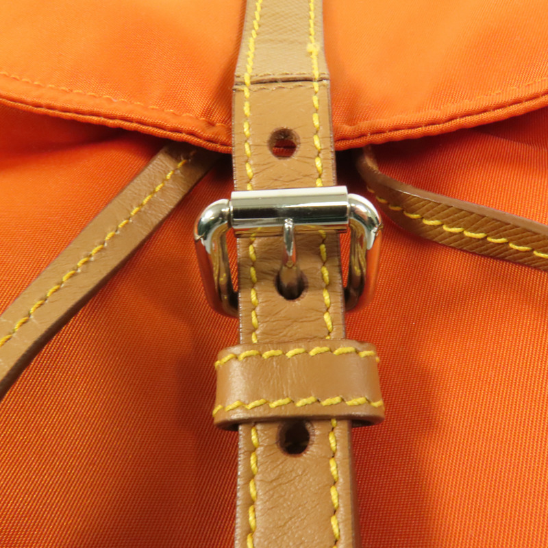 PRADA 尼龍Backpack銀扣背包-7