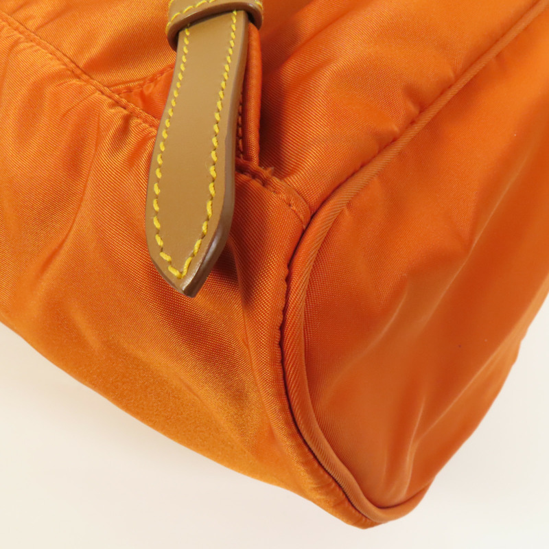 PRADA 尼龍Backpack銀扣背包-11